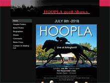 Tablet Screenshot of hooplarocks.com